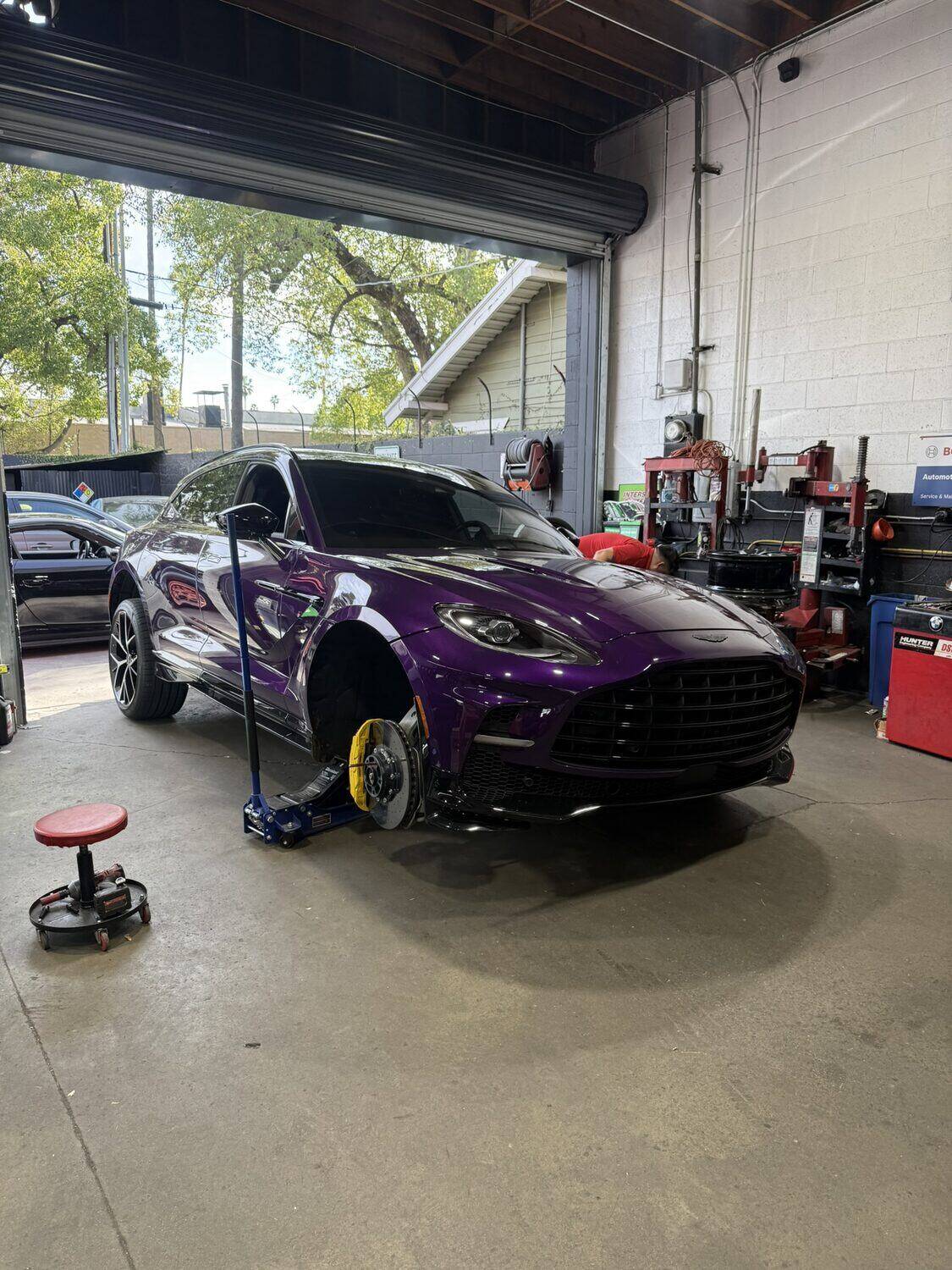 Aston Martin DBX serviced at ACE Performance