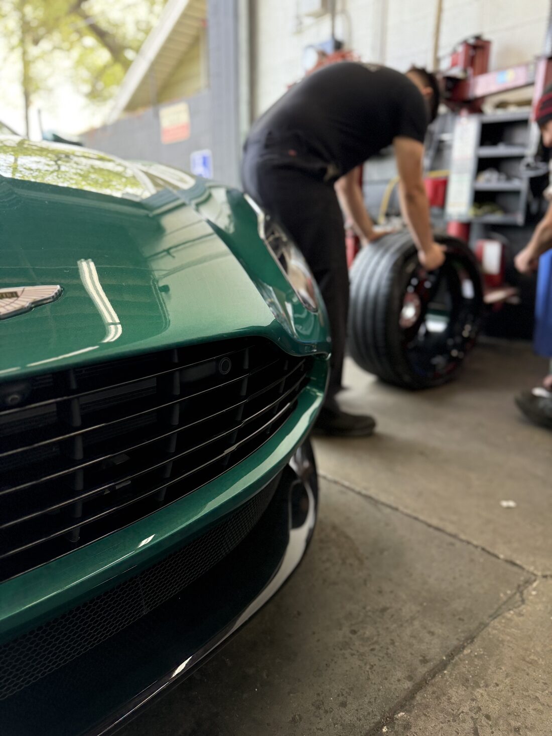 Aston Martin serviced at ACE Performance